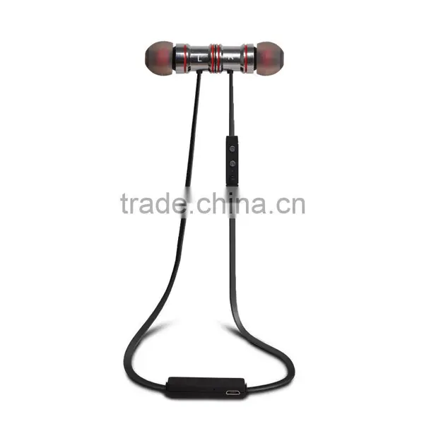 Sports Magnet Bluetooth Earphone With Neckband Design photo-2