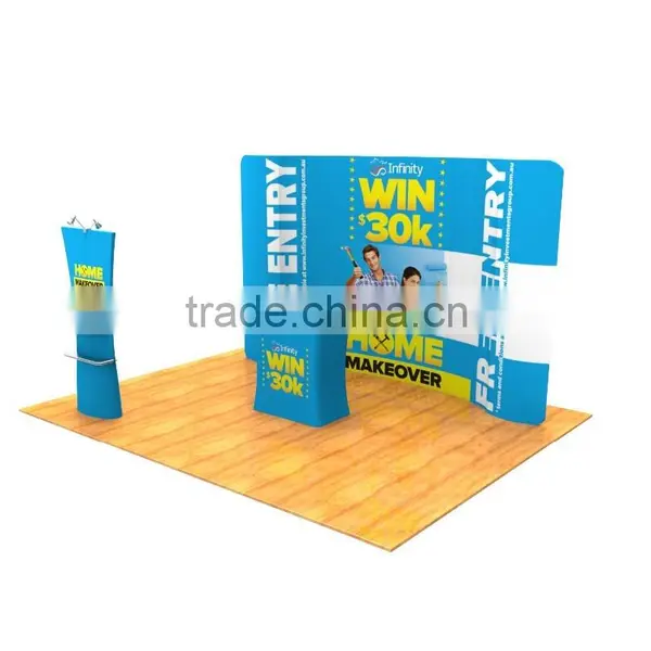 Custom Made Backdrop Fabric Tension Portable Tension Fabric Alumium Folding Panel Display photo-6