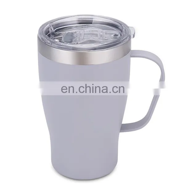 New Design 20 oz Coffee Beer Mug Portable Tumbler Custom Logo Color With Lid photo-2
