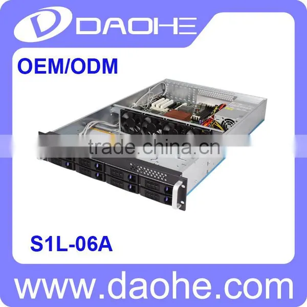 2U Entry Computing and Storage Server Chassis - 8x 3.5" Hot-Swap photo-2