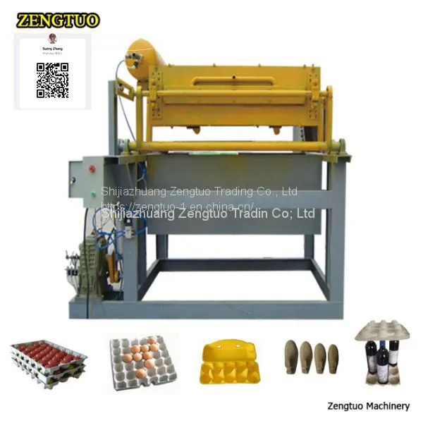 Competitive Advantage Full Automatic Recycled Paper Pulp Molding Egg Tray Machine