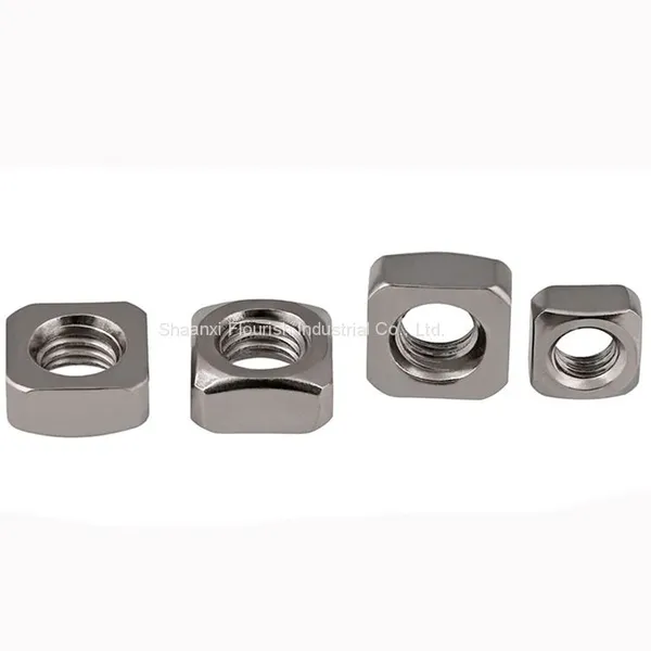 All Sizes Square Thin Nuts , SS / CS Square Lock Nut DIN ISO Standard photo-2