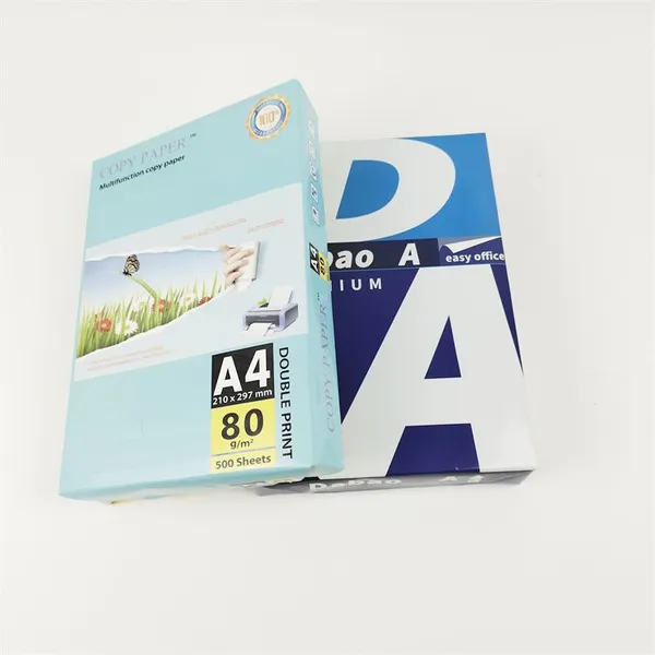Wholesale Wood Pulp Printing Paper White A4 Size 500 Sheets 70 75 80 Gsm Copy A4 Paper From China MAIL+kala@sdzlzy.com