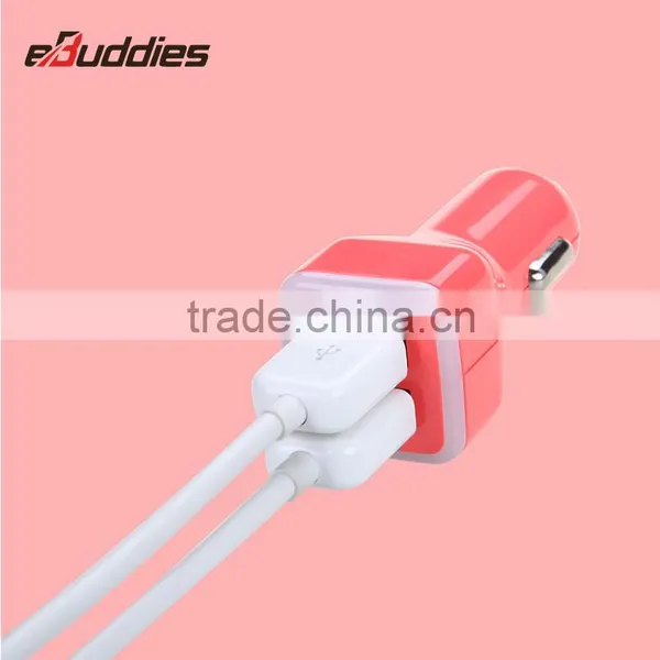 Dual USB Car Charger For IPad IPhone 5V 3.1A Mini Adapter photo-4