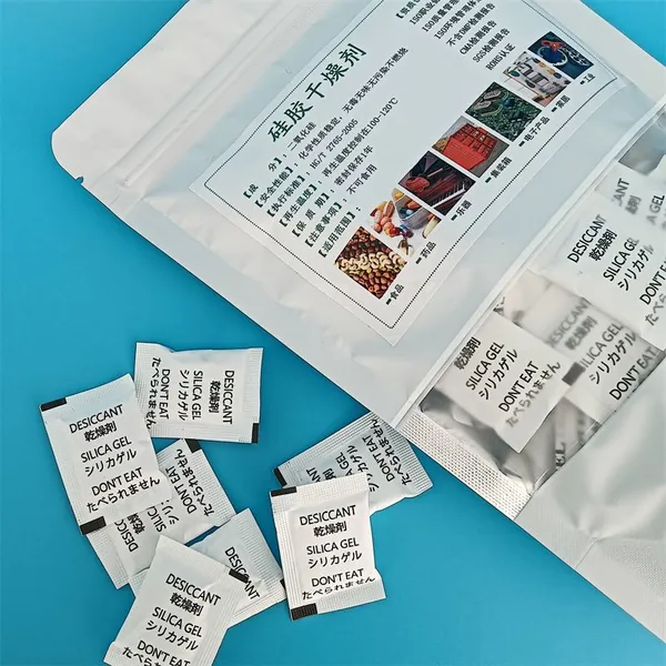 Wholesale Factory Supply Silica Gel Desiccant 0.5g 1g 2g 3g 5g 10g 20g 50g 100g 200g 500g Moisture Absorption photo-5