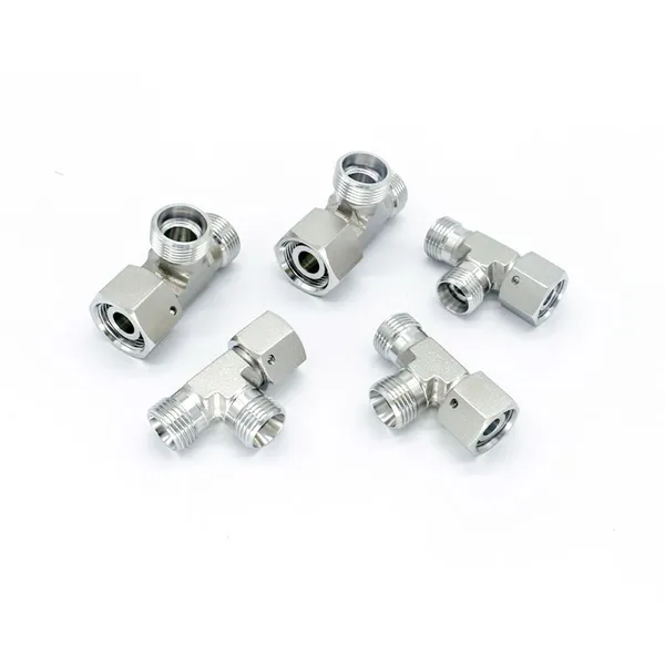 304 Stainless Steel Tee Fitting With Loose Nut, Ferrule-Type Hydraulic Tube Adapter, Yonghua Eaton Standard (CC, CD) photo-4