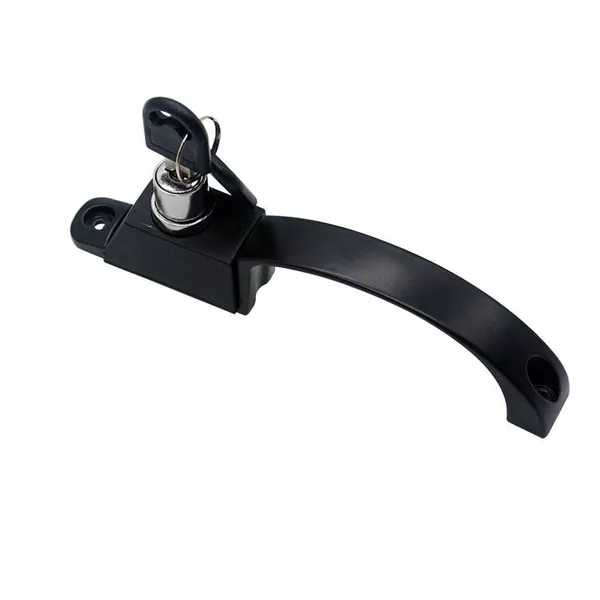 popular design sliding window push handle aluminium handle with key