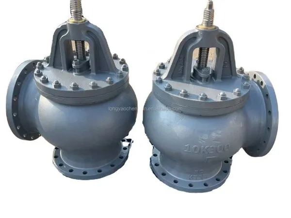 JIS F7308 5K 10K 16K Flange Cast Iron Globe Valve Cast Steel Marine Valve Angle Globe Valve photo-4