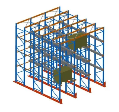 OEM Heavy Industrial Adjustable Warehouse Storage Rack Metal Drive in Pallet Racks photo-4