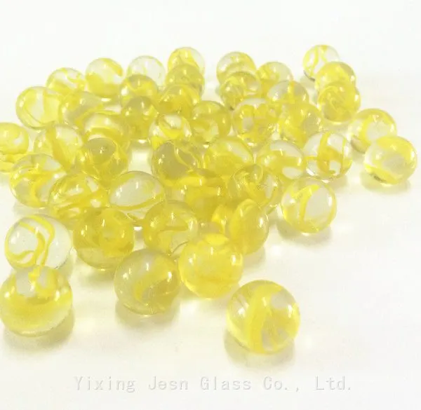Wholesale Glass Beads Marbles 16mm 25mm Colorful Glass Beads Fishbowl Decorative Beads Craft Ball photo-3