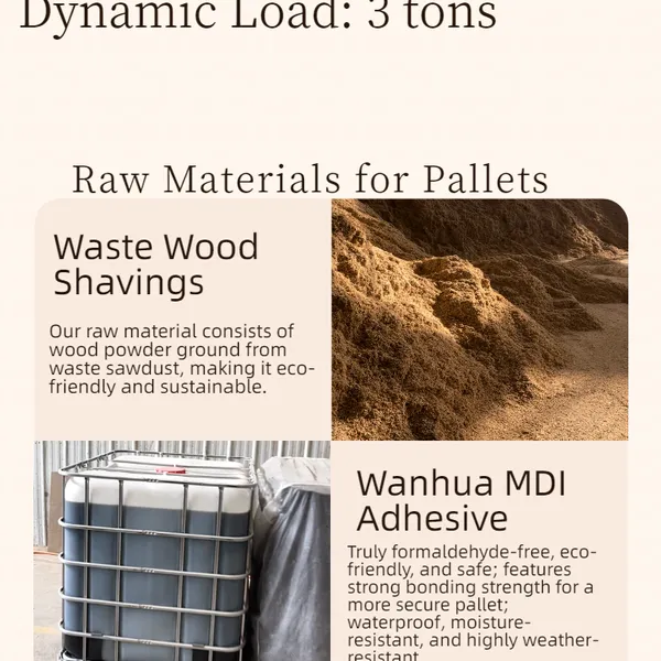 Standard / Non-Standard Molded Wood Pallets Static Load: 3 Tons Exempt From Export Quarantine photo-3
