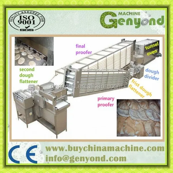 Factory Automatic Pancake Production Line Roti Pita Bread Baking Making Machine Process Plant Arab Bread Processing Line photo-2