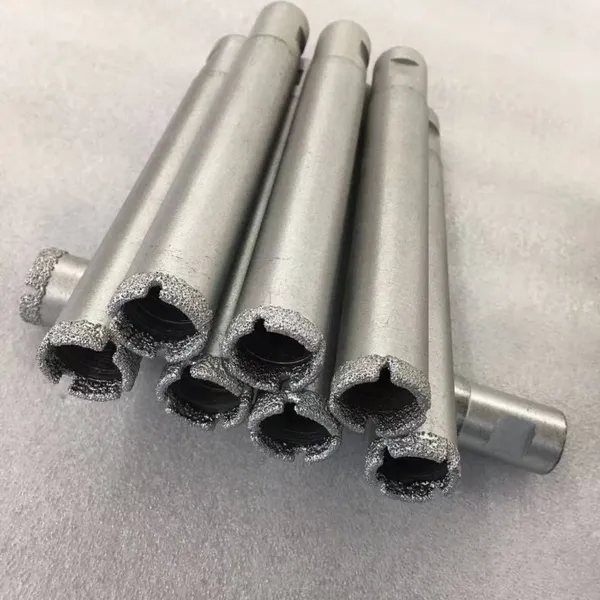 Brazed Diamond Hole Drill, Hollow Core Drill for Opening and Taking Materials, Drill Bit for Opening Holes in Tiles, Stones and Marbles photo-2