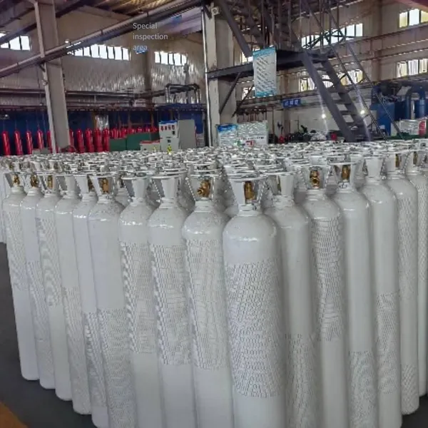 Small Argon Arc Welding Portable Argon Gas Cylinders in 10l, 12l, 14l, 40l, Small Steel Cylinders for Nitrogen, Oxygen, and Carbon Dioxide Industrial Gas Tanks photo-5