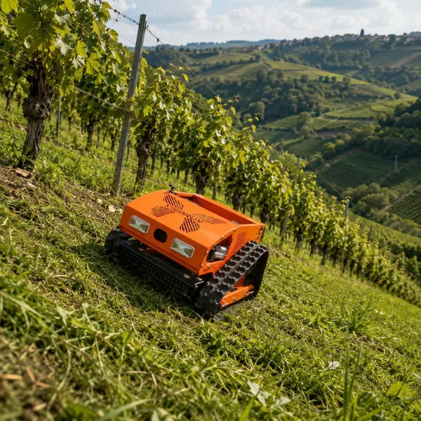 Vigorun VTC550 электромоторчик с нулевым радиусом поворота, качество гарантировано. Клешневый косилка для берегов и дамб