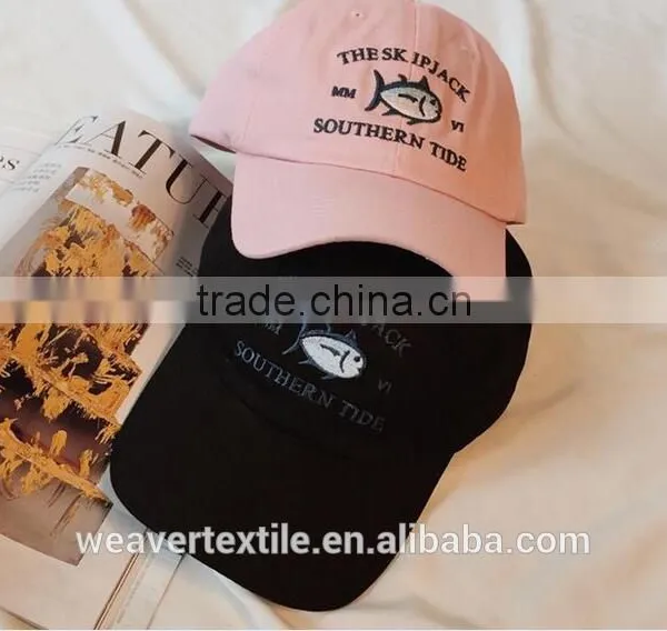 Fish Embroidery Cotton Baseball Hats Ball Caps photo-3
