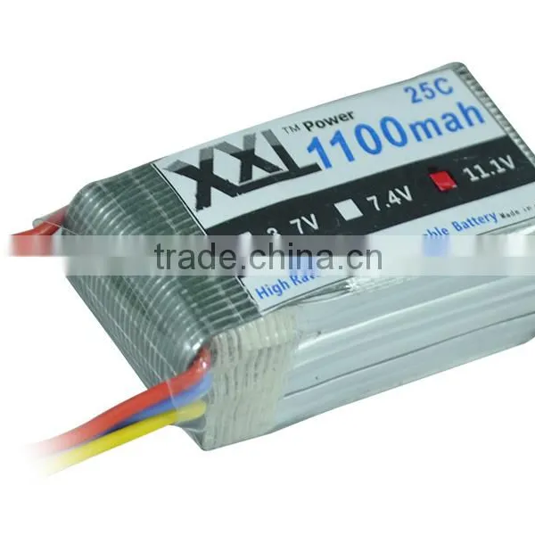 XXL Lipo Battery 1100mah 11.1V for Airsoft /gun/RC Model/hobby photo-5