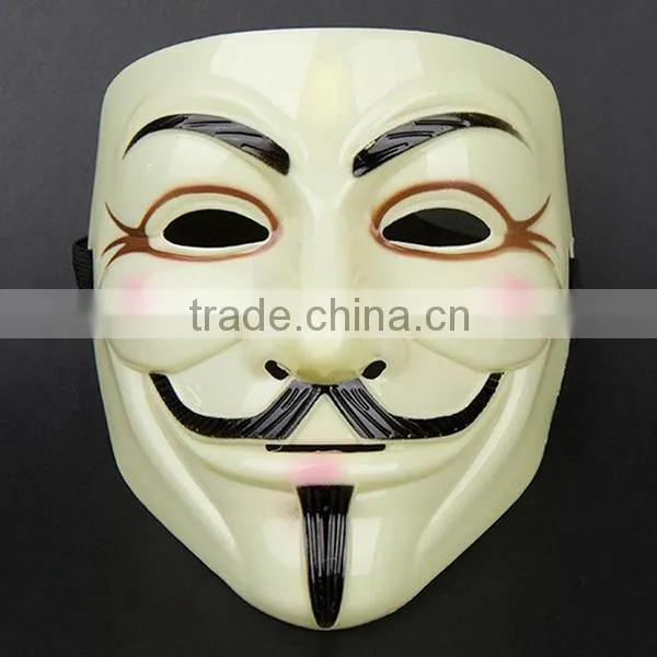 Wholesales Price Stock Enough White V for Vendetta Mask photo-3