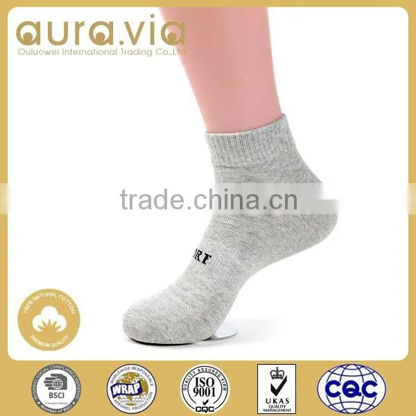 New Arrival Custom Design Classic Color Bulk 100% Pure Cotton Socks photo-2