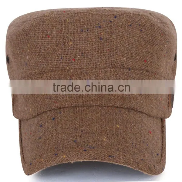 Wholesale Cadet Hats New Style Custom Flat Top Cap Military Hat photo-2