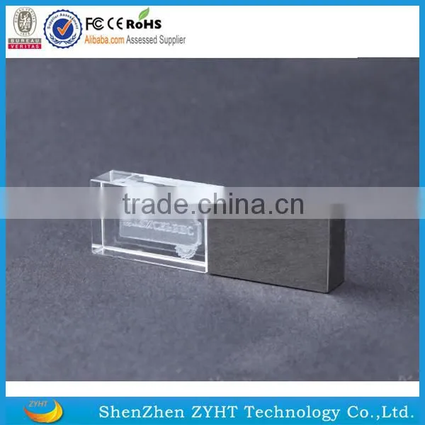 2015 New Products Crystal Usb Drive Unique Design With Customized Logo photo-3