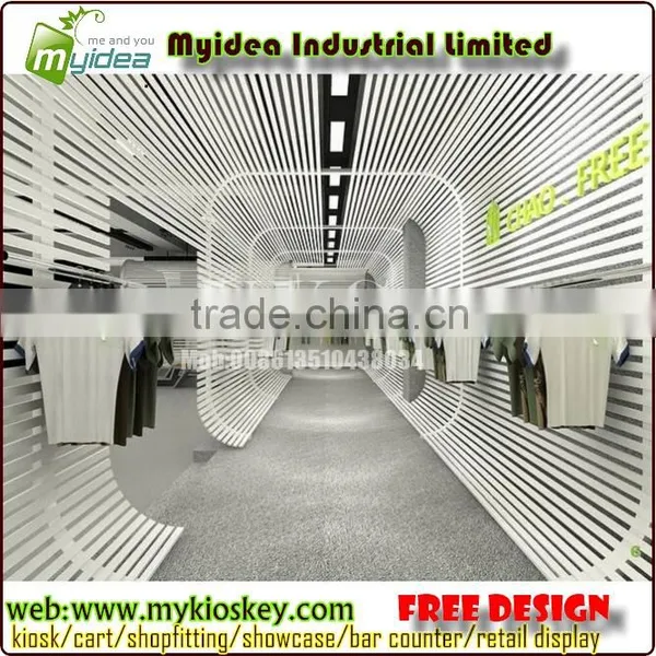Clothing Store Displays Design of Clothing Store Showcase and Clothing Store Shelves