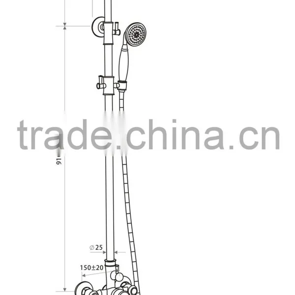 2016 New Style China Rain Shower Faucet Shower Fitting Wholesale photo-5