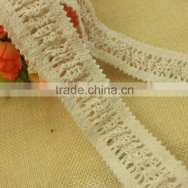 3cm Cotton Elastic Laces For Ladies Clothes -- H1655 photo-2