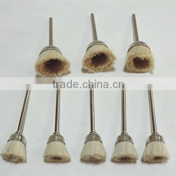 Soft Wire Mini Wool Brush With 1/8" Shank photo-3