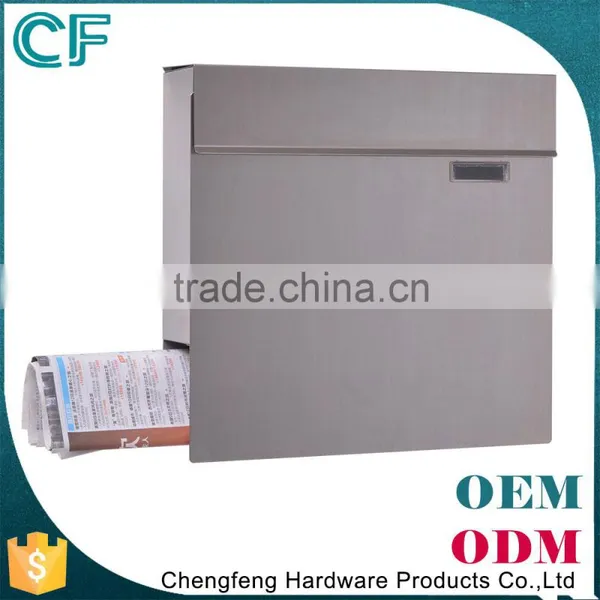 Customised Wall Mounted Stainless Steel Letterbox For Aparment