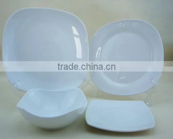 30pcs Square Shaped Decaled Porcelain Dinner Set photo-2