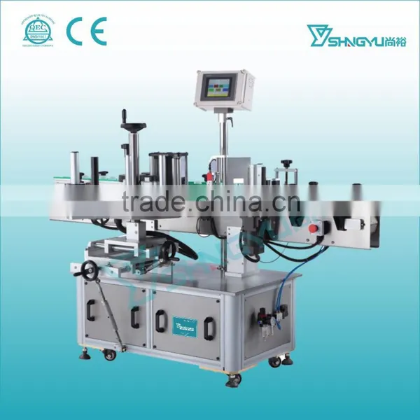 100% Warranty High quality Automatic Round And Flat Bottle Labeling Machine