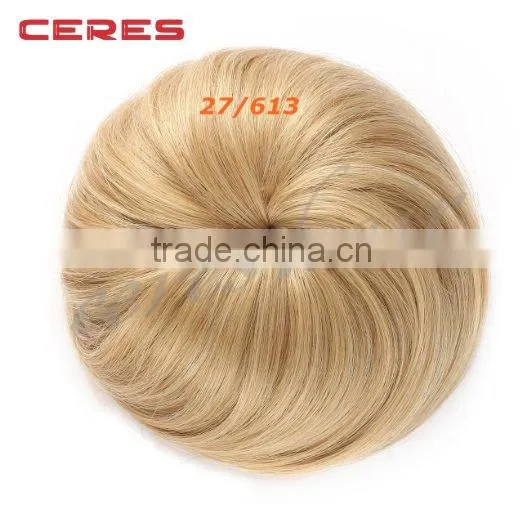 Synthetic Hair Bun Extension Donut Chignon Hairpiece Wig photo-4