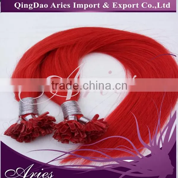 16"1g Russian Slavic Remy Double Drawn Italian Keratin U-Tip Real Hair Extension photo-5
