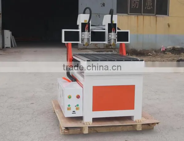 QL-6090 High Precision Mini Woodworking Cnc Router With Two Heads China photo-5