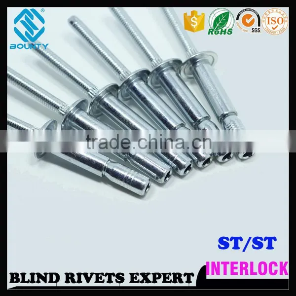 DOME HEAD STRUCTURAL INTERLOK RIVETS photo-3