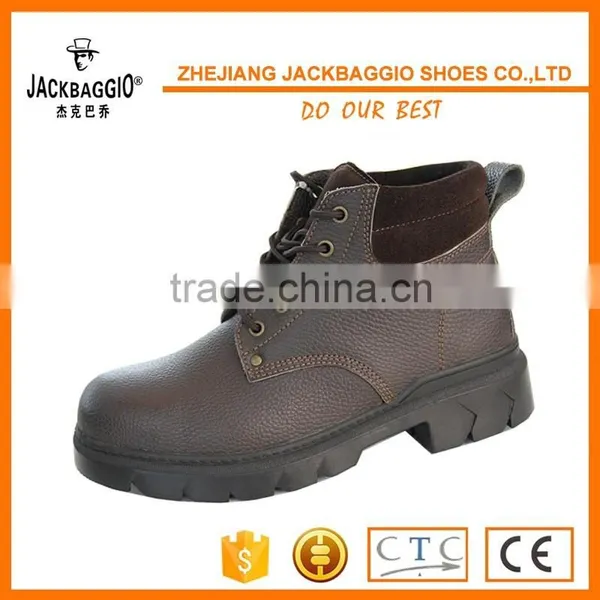 Men's Steel Toe Cow Split Leather Honey Steel Unisex Safety Shoes Accept OEM photo-6