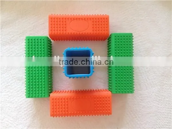 2015 New Develop New Arrival Silicone With PP Pet Hair Removel Brush Dog Grooming Comb Massage photo-5