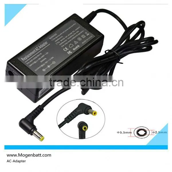 Laptop Battery Charger Plug In, 60W 19V 3.16A,with 5.5*2.5mm For FUJITSU Laptop Ac Adapter, Ac 100V 240V Power Supply