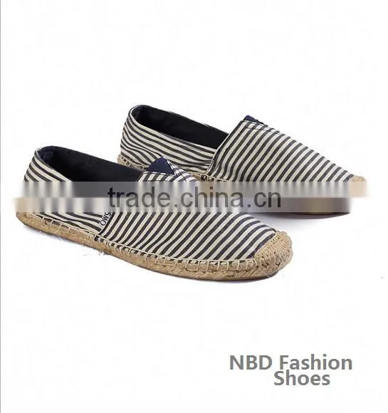 Girls Fashion Strip Canvas Shoes