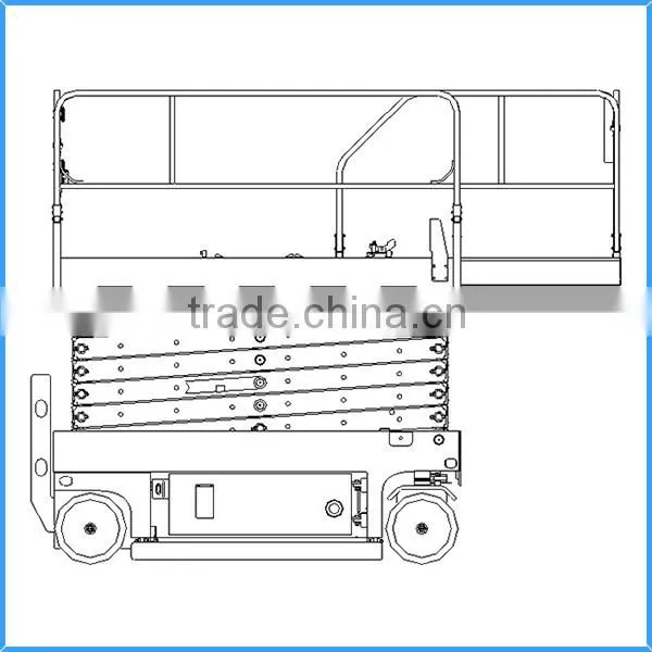12M Hydraulic Scissor Lift/self Propelled Scissor Lift photo-2