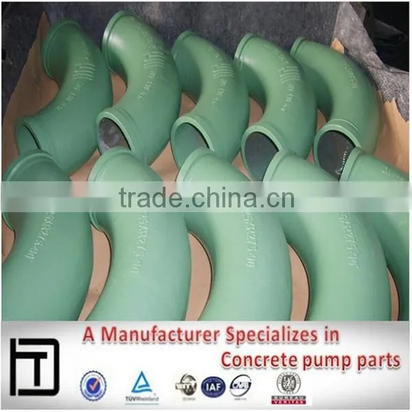 Concrete Pumps Parts, DN125*R275 Twin-wall Steel Pipe Fitting Elbow photo-3