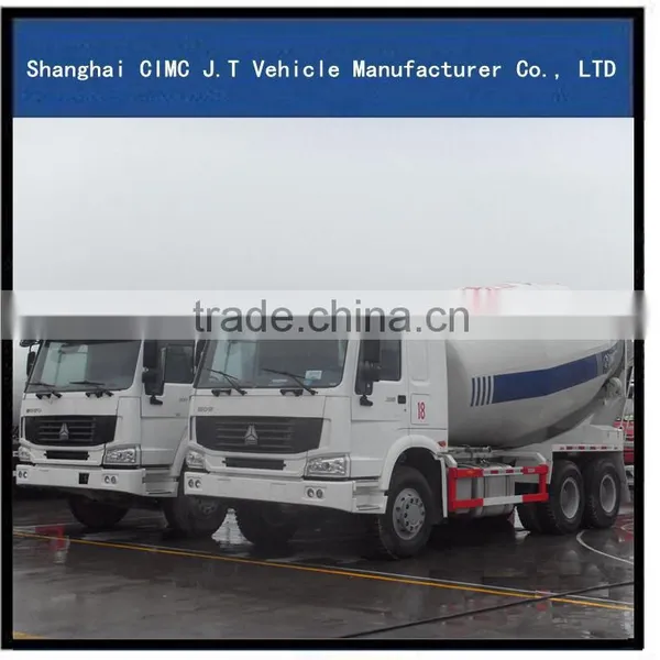 HOWO Mixer Truck With 8-12 M3 Tank