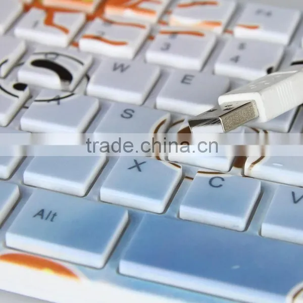2016 High Quality Customize Digital Printing Usb Keyboard With Painting photo-5