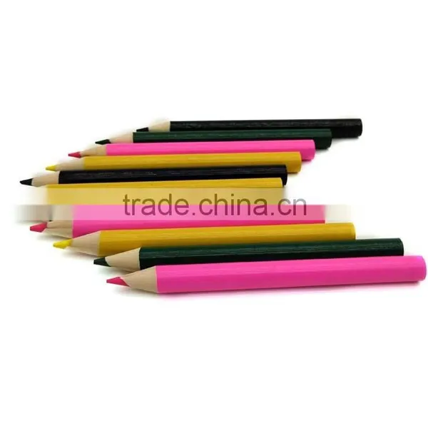 Black Wood Pencil With Eraser Toppers