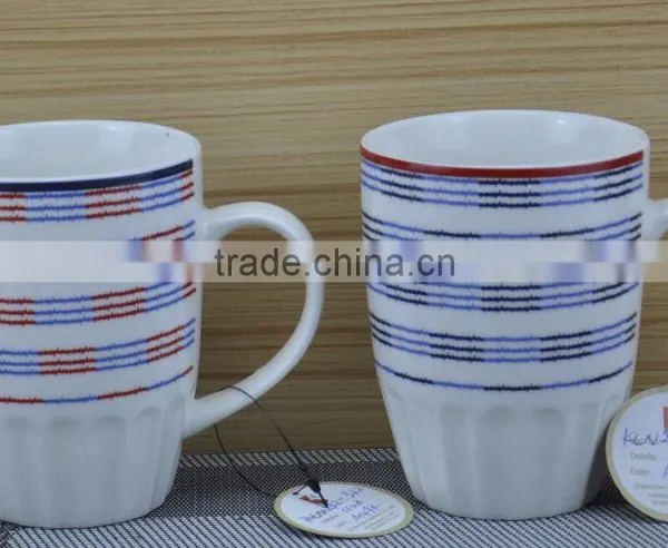 11OZ Metal Electroplate Design Full Decal Print Coffee Cups, Shiny Surface New Bone China Mug, KL8009-307 photo-2