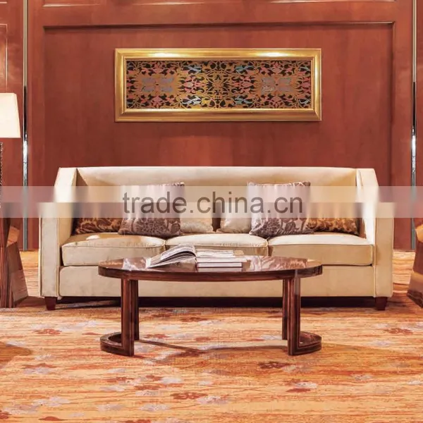 Modern Lobby Hotel Sofa With Coffee Table IDM-S072