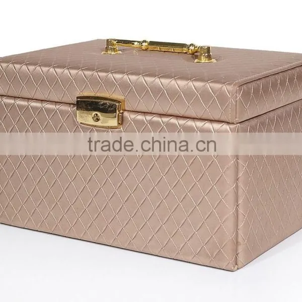 2015 Luxury Fashion Multi-functional Leather Dressing Box With Fish Scales photo-2