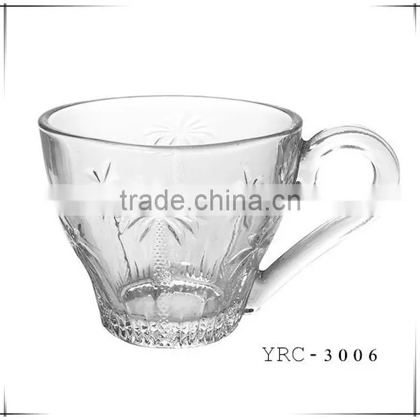 High Quality Cheap Water Glass Cup With Handle photo-3