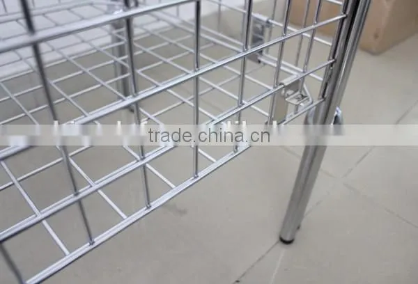Metal Wire Cage Bin Storage Container photo-2